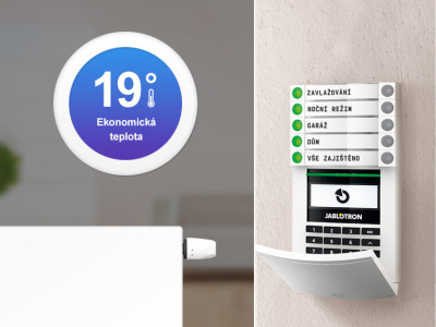 Vzdálená regulace topení, Jablotron, montážní partner Říčany u Prahy
